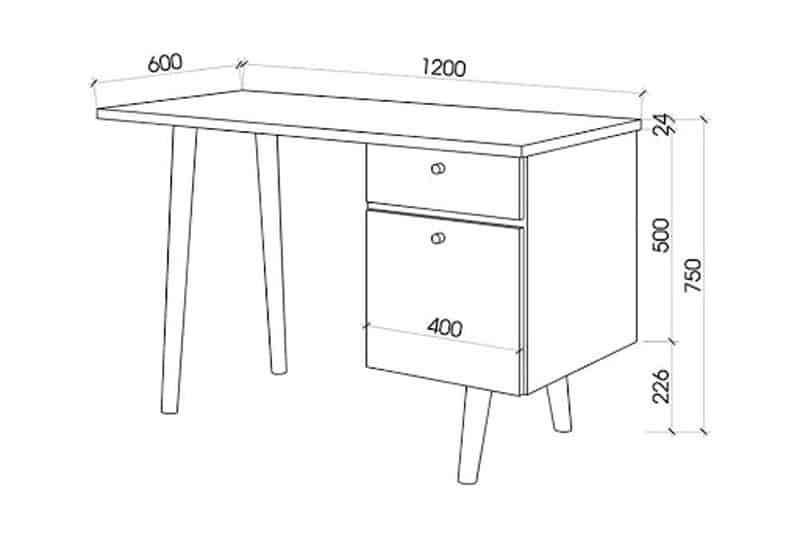 Kích thước bàn làm việc tiêu chuẩn- Nội thất MG