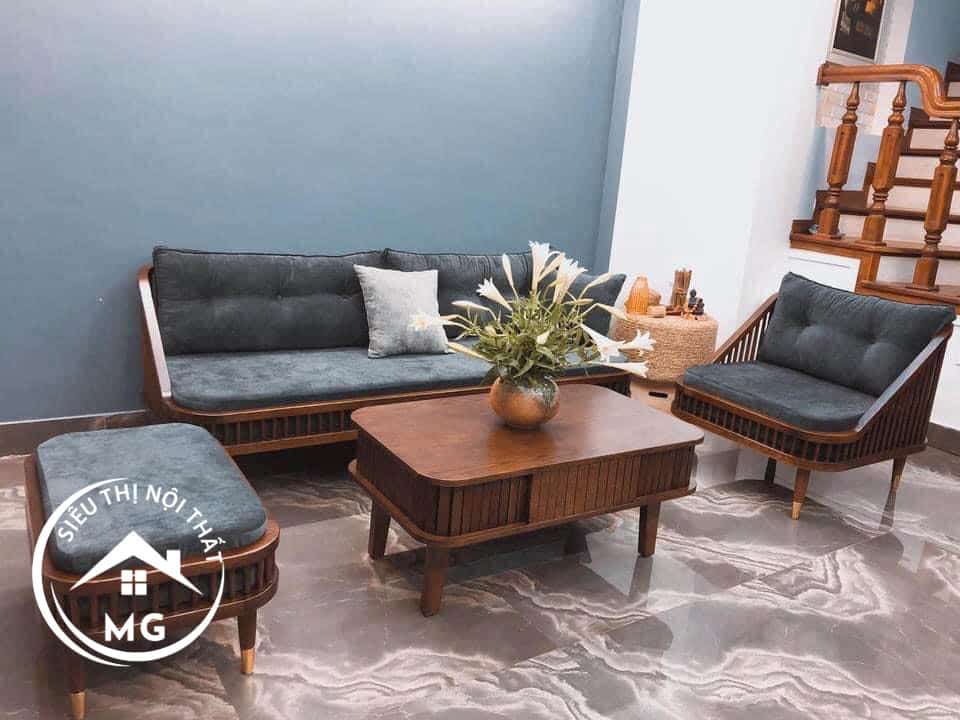 Ghế sofa gỗ sồi