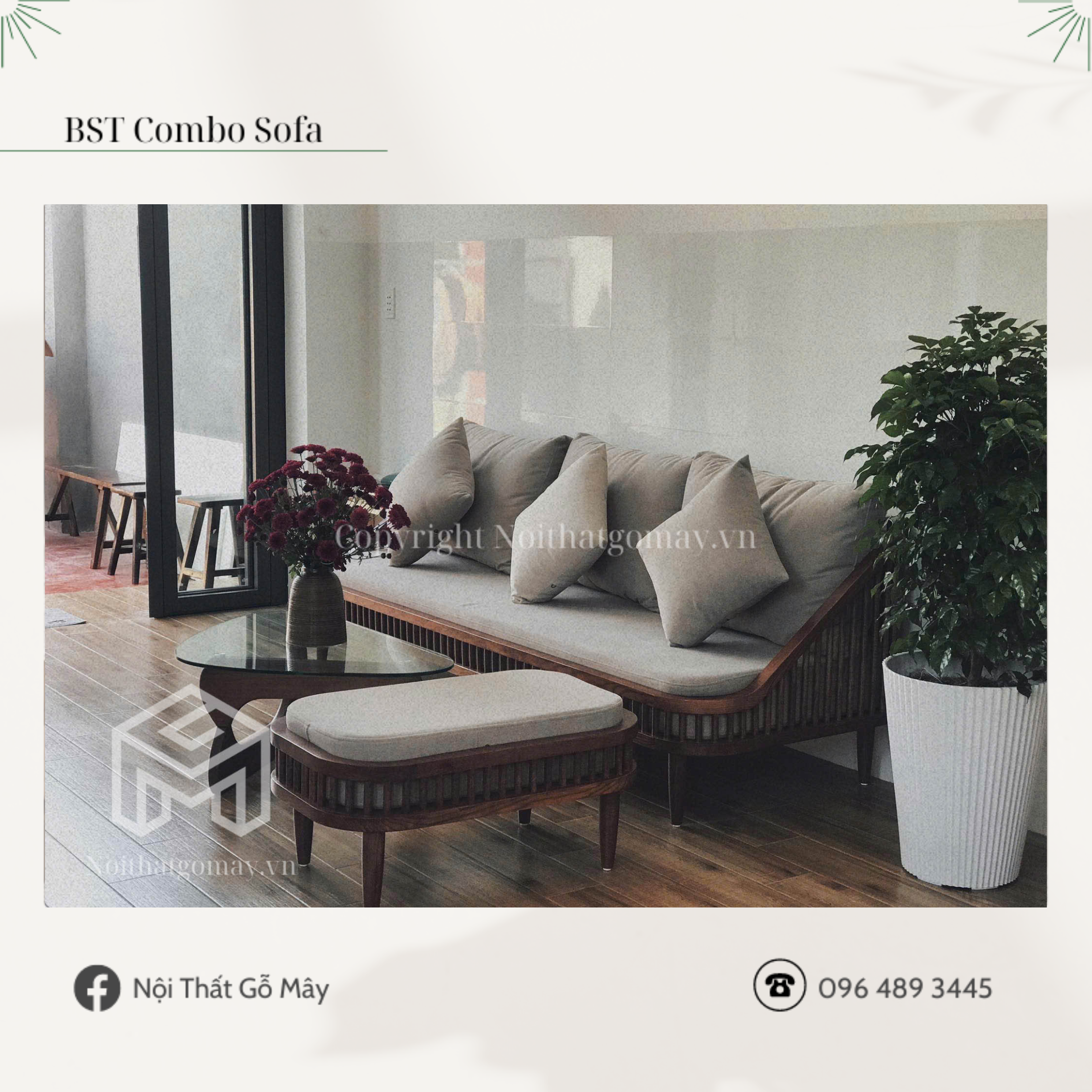 BSF – G34 Bộ Sofa Dedar Tối Giản