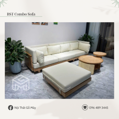 BSF – G36 Bộ Sofa Gỗ Mây Phong Cách