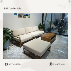 BSF – G33 Bộ Sofa Gỗ UMA Tối Giản